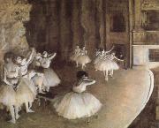 Edgar Degas Rehearal of a Baller on Stage painting